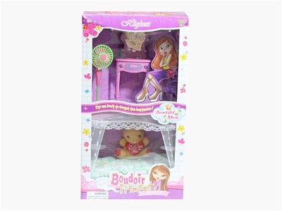 FURNITURE PLAY SET W/DOLL & MUSIC - HP1010874