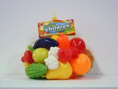 FRUITS & VEGETABLES PLAY SET 23PCS - HP1010878