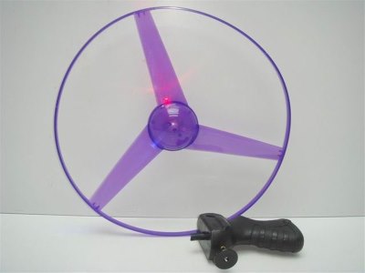 30CM PULL LINE FLYING DISC W/LIGHT 2COLOR - HP1011127