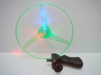 20CM PULL LINE FLYING DISC W/LIGHT 2COLOR - HP1011129