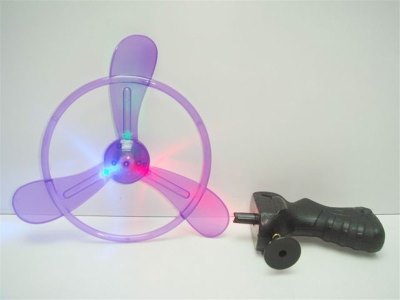 20CM PULL LINE FLYING DISC W/LIGHT 2COLOR - HP1011130