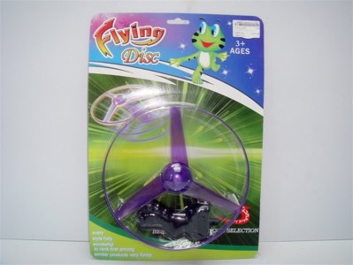 20CM PULL LINE FLYING DISC W/LIGHT 2COLOR - HP1011141