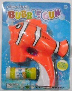 CLOWN FISH BUBBLE GUN W/LIGHT - HP1011154