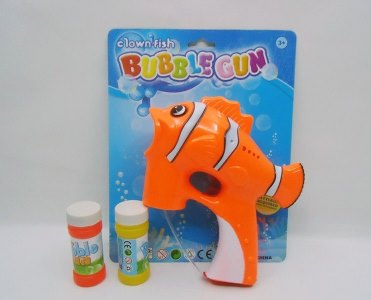 CLOWN FISH BUBBLE GUN W/LIGHT & MUSIC - HP1011155