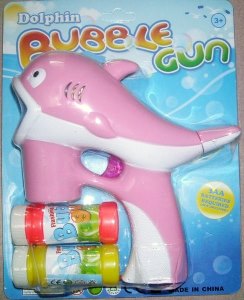 DOLPHIN BUBBLE GUN W/LIGHT - HP1011160