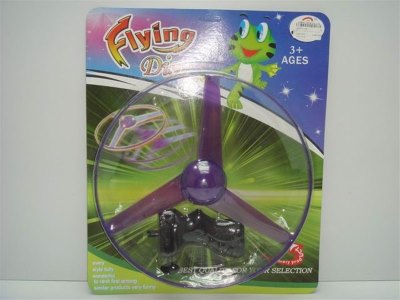 30CM PULL LINE FLYING DISC W/LIGHT 2COLOR - HP1011188