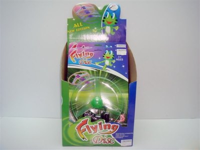 20CM PULL LINE FLYING DISC W/LIGHT （6PCS DISPLAY BOX） - HP1011192