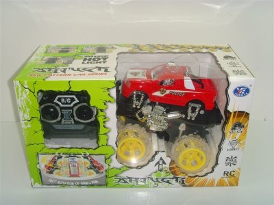 4FUNCTION R/C STUNT POLIC CAR W/3 SONGS & LIGHT 2COLOR - HP1011317