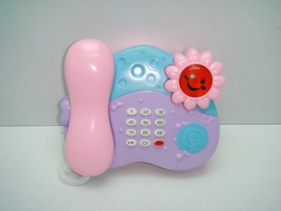 CARTOON TELEPHONE W/LIGHT & MUSIC 2COLOR - HP1011338