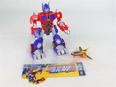 TRANSFORMER ROBOT W/LIGHT & MUSIC &PLANE 2COLOR - HP1011409