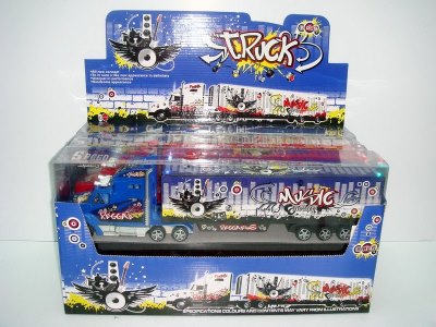 FRICTION CONTAINER W/MUSIC & LIGHT 6PCS/DISPLAY BOX - HP1011442