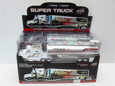 FRICTION TANKER W/MUSIC & LIGHT (6PCS/DISPLAY BOX) - HP1011453