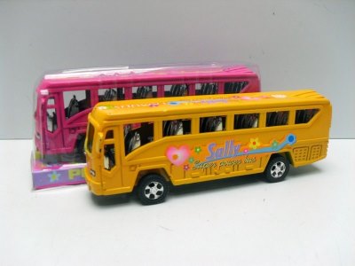 FRICTION BUS YELLOW/BLUE/PINK/PURPLE - HP1011639