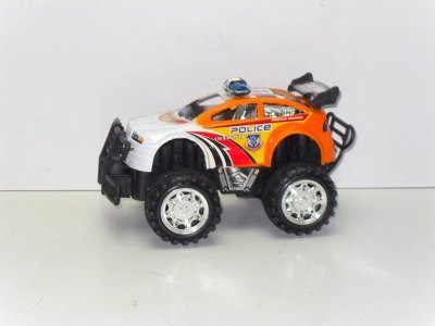 FRICTION POLICE CAR ORANGE/BLUE - HP1011728