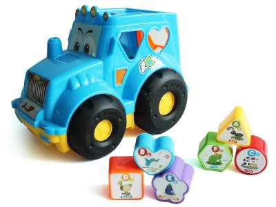 CARTOON BLOCK CAR RED/BLUE - HP1011808