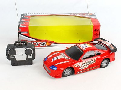 FOUR FUNCTION R/C CAR W/LIGHT RED/YELLOW/BLACK - HP1011934