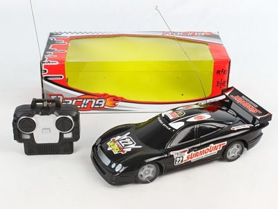 FOUR FUNCTION R/C CAR W/LIGHT RED/YELLOW/BLACK - HP1011936