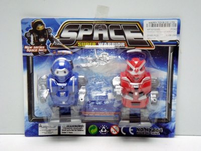 WIND UP ROBOT W/WEAPON  2ASST. RED/BLUE/BLACK - HP1012035