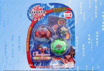 DISTORTION BOMB W/CARD(2PCS)&FLYING DISK LAUNCHER - HP1012101