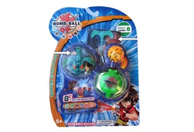 3.2CM DISTORTION BOMB W/CARD(2PCS)&FLYING DISK LAUNCHER - HP1012106