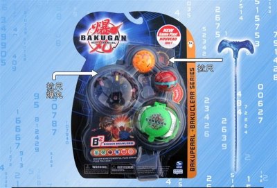 3.2CM DISTORTION BOMB W/CARD(3PCS)&FLYING DISK LAUNCHER - HP1012114