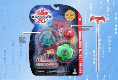 3.2CM DISTORTION BOMB W/CARD(2PCS)&FLYING DISK LAUNCHER - HP1012116