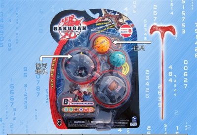 3.2CM DISTORTION BOMB W/CARD(4PCS)& LAUNCHER - HP1012121