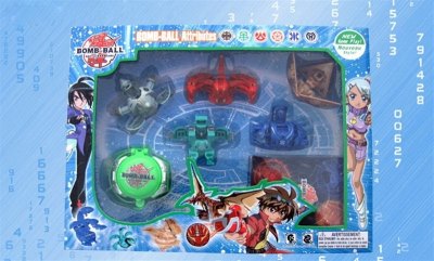 DISTORTION BOMB W/CARD(5PCS)&FLYING DISK LAUNCHER - HP1012142