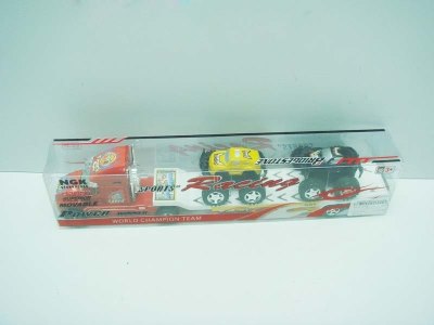 FRICTION TRUCK W/2 FREE WAY CAR RED/BLACK - HP1012144