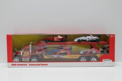 FRICTION TRUCK W/4 F1CAR RED/BLUE - HP1012148