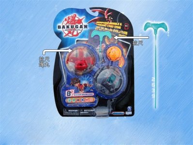 3.2CM DISTORTION BOMB W/CARD(3PCS)& LAUNCHER - HP1012171