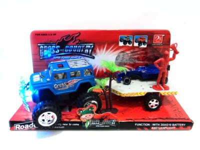 FRICTION TRUCK W/FREE WAY F1 & SPEAD DRIVER&LIGHT 4COLOR - HP1012518