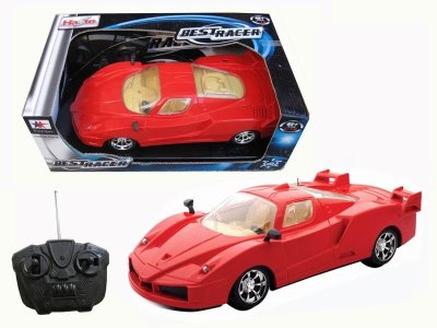 4FUNCTION R/C CAR W/LIGHT 3ASST.RED/SILVERY/BLACK/YELLOW - HP1012533