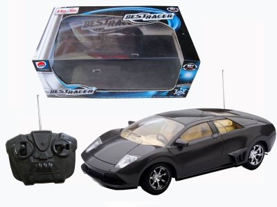 4FUNCTION R/C CAR W/LIGHT 3ASST.RED/SILVERY/BLACK/YELLOW - HP1012534