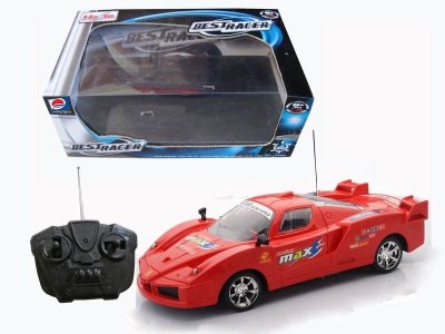 4FUNCTION R/C CAR W/LIGHT 3ASST.RED/SILVERY/BLACK - HP1012539