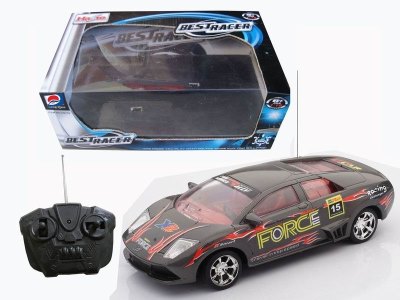 4FUNCTION R/C CAR W/LIGHT 3ASST.RED/SILVERY/BLACK - HP1012540