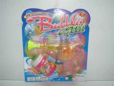 FRICTION BUBBLE GUN W/LIGHT RED/YELLOW - HP1012611