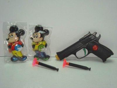 SOFT SHOOTING GUN W/MICKEY - HP1012627