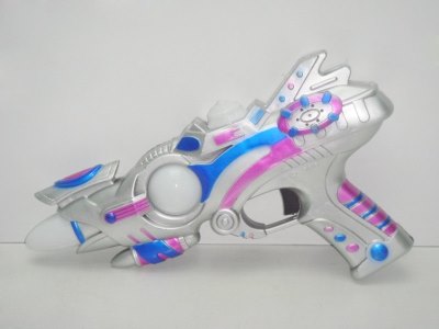 SPACE GUN W/VOICE & FLASHING LIGHT - HP1013010