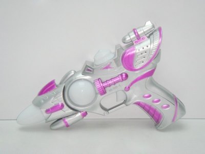 SPACE GUN W/VOICE & FLASHING LIGHT - HP1013011