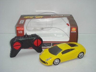 FOUR FUNCTION R/C CAR W/LIGHT RED/YELLOW/WHITE - HP1013096