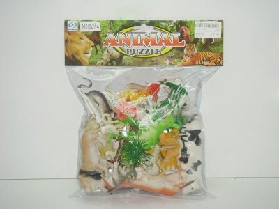 ANIMAL PIAY SET W/MAP（18PCS) - HP1013143