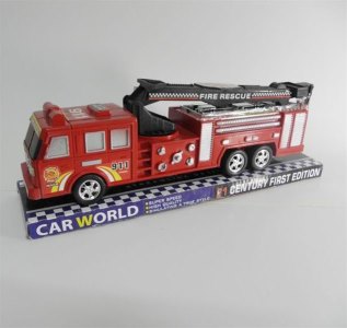 FRICTION FIRE TRUCK RED/ORANGE - HP1013189