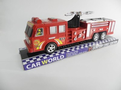 FRICTION FIRE TRUCK RED/ORANGE - HP1013191