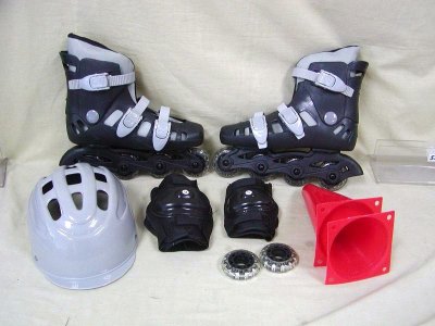 SKATING SHOES SET BLACK&PINK/BLACK&RED/BLACK&GREY/BLACK&BLUE/BLACK - HP1013240