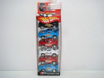 PULL BACK RACING CAR（6PCS) 4ASST. - HP1013275