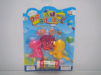 BUBBLE LION & ELEPHANT W/60ML BUBBLE WATER - HP1013367