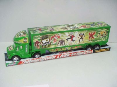 BEN10 FRICTION CONTAINER CAR GREEN - HP1013443