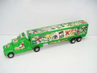 BEN10 FRICTION CONTAINER CAR GREEN - HP1013444