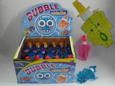 SPONGEBOB BUBBLE WATER 24PCS DISPLAY BOX - HP1013483